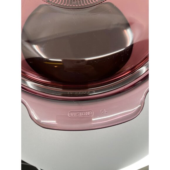 5 Qt Non Stick Dutch Oven W/Lid Visions Cranberry - Picture 3 of 12